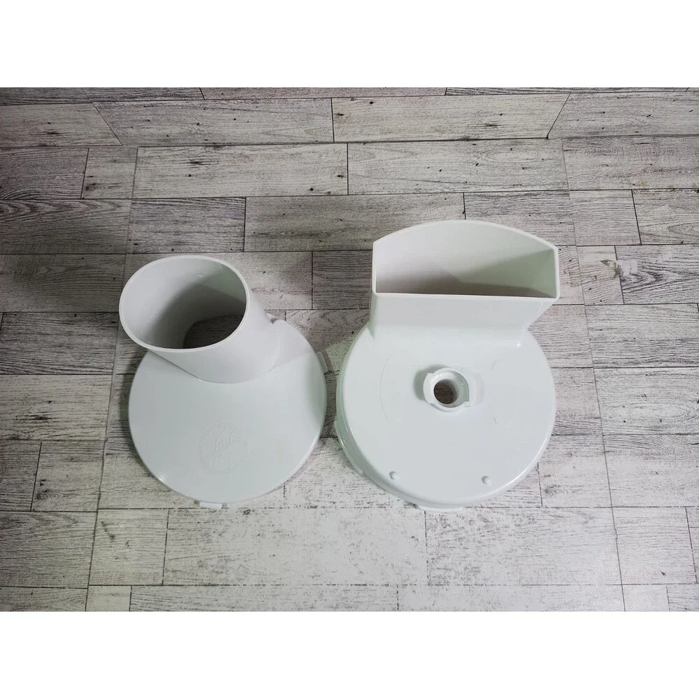 Bosch MUZ 4 DS1 Compact Mixer Lot Of 2 White Plastic Tops Lids Chutes